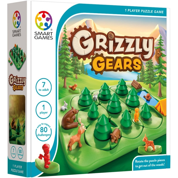 Smart Games Grizzly Gears (Nordic) (SG2445) in the group TOYS, KIDS & BABY PRODUCTS / Games / Board games at TP E-commerce Nordic AB (D19330)