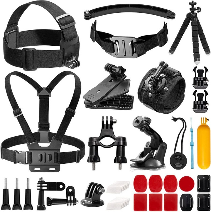 Akaso Action camera accessories - 14 pieces in the group Sport, leisure & Hobby / Action cameras & Accessories / Action cameras at TP E-commerce Nordic AB (D19373)