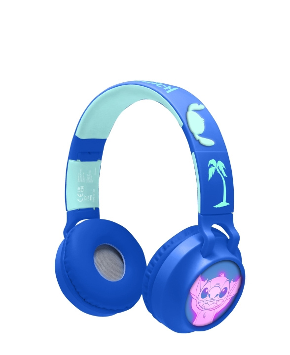 Lexibook Stitch Rechargeable headphones with lights (HPBT015D) in the group HOME ELECTRONICS / Audio & Picture / Headphones & Accessories / Headphones at TP E-commerce Nordic AB (D19375)