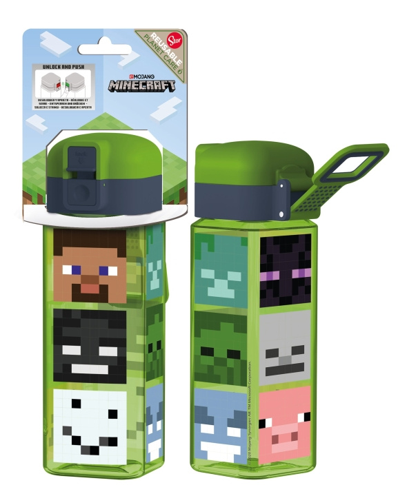 MINECRAFT Stor - Water Bottle - Minecraft (40402) in the group TOYS, KIDS & BABY PRODUCTS / Eat & Drink / Baby bottle & Accessories at TP E-commerce Nordic AB (D19379)