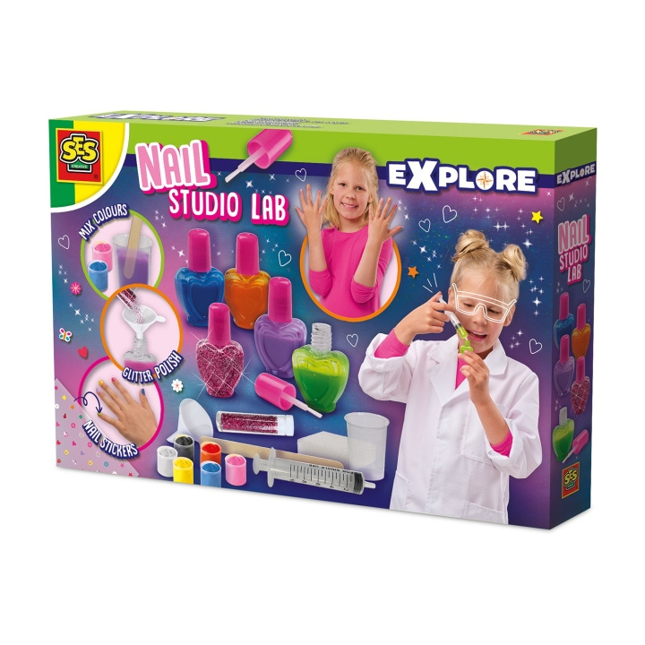 SES Creative Make-up Lab Nail Studio - (S25141) in the group TOYS, KIDS & BABY PRODUCTS / Toys / Crafts at TP E-commerce Nordic AB (D19402)