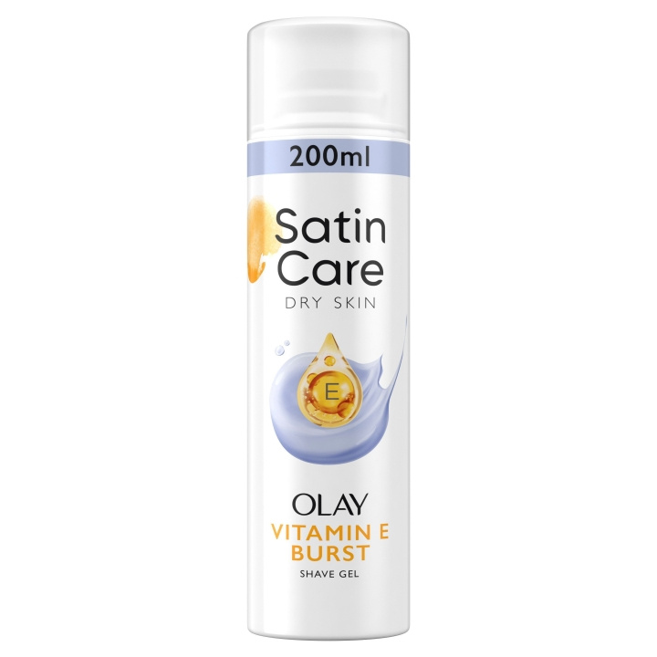 Gillette Venus Satin Care Women\'s Shave Gel, Vitamin E Burst with Olay - 200 ml in the group BEAUTY & HEALTH / Hair & Styling / Shaving & Trimming / Aftershave at TP E-commerce Nordic AB (D19409)