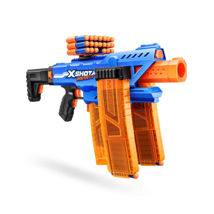 X-Shot Insanity-Motorised Clip Mania (36786) in the group TOYS, KIDS & BABY PRODUCTS / Toys / Action play at TP E-commerce Nordic AB (D19428)