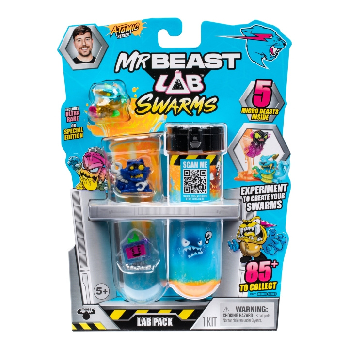 MR. BEAST LAB Swarms figures 5 pcs. Series 2 - (20379) in the group TOYS, KIDS & BABY PRODUCTS / Toys / Figures, Miniatures & accessories at TP E-commerce Nordic AB (D19448)