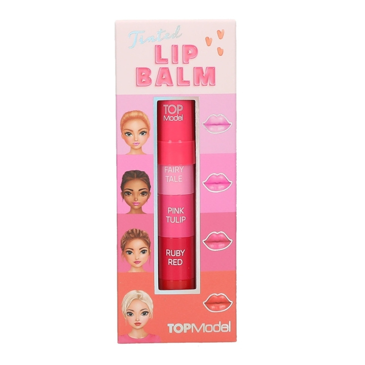 TOPModel TOPModel Tinted Lip Balm - 4 colors - 4 x 1g in the group BEAUTY & HEALTH / Makeup / Lips / Lip balm at TP E-commerce Nordic AB (D19464)