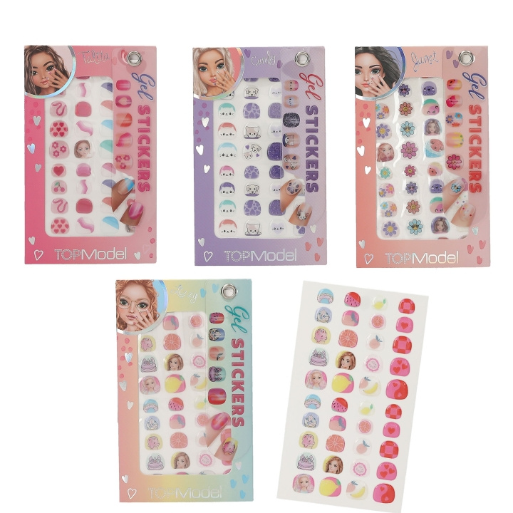 TOPModel Gel Nail Stickers - BEAUTY and ME in the group TOYS, KIDS & BABY PRODUCTS / Toys / Docks & Accessories at TP E-commerce Nordic AB (D19466)