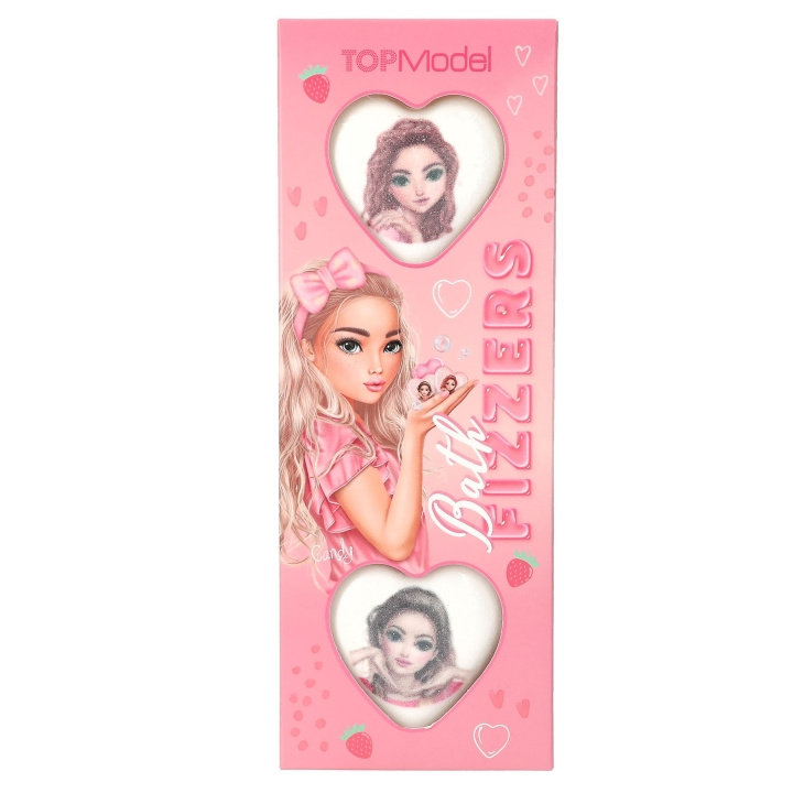TOPModel TOPModel Printed Bathfizzers BEAUTY and ME - White, Pink - 30g each in the group TOYS, KIDS & BABY PRODUCTS / Baby Gadgets / Bath at TP E-commerce Nordic AB (D19473)