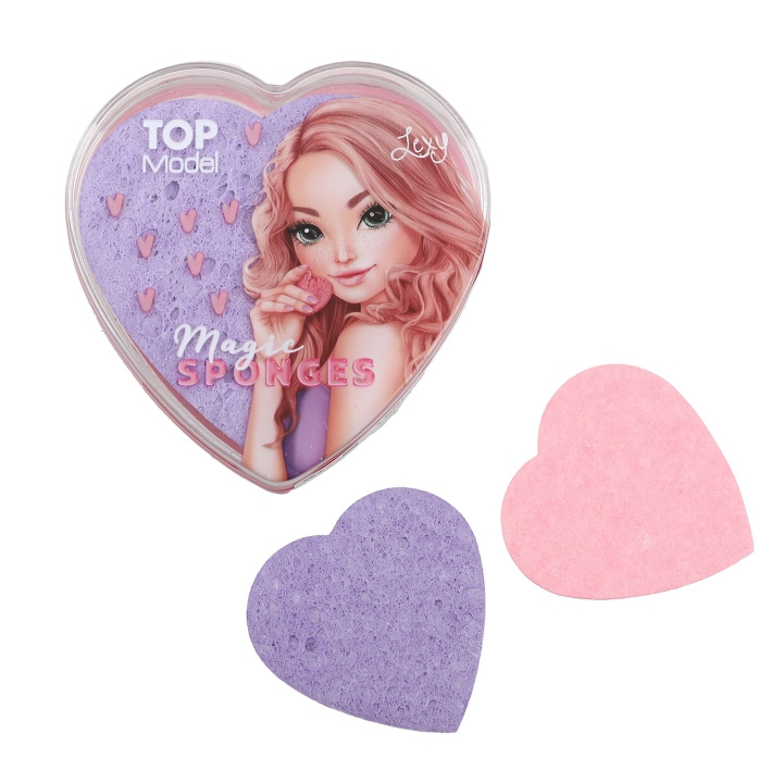 TOPModel Magical Heart Sponges BEAUTY and ME - Purple, Pink in the group TOYS, KIDS & BABY PRODUCTS / Baby Gadgets / Bath at TP E-commerce Nordic AB (D19481)