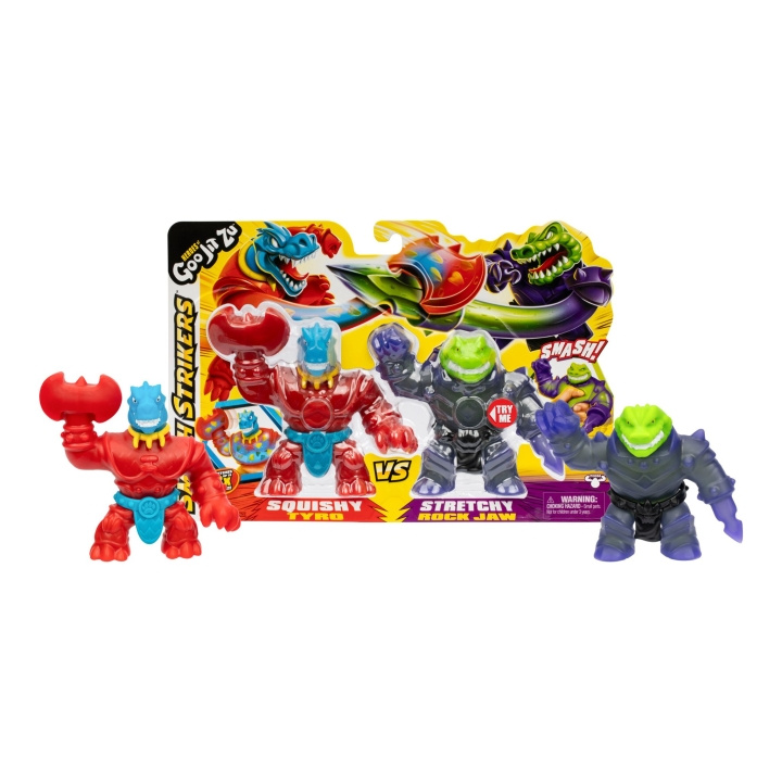 Goo Jit Zu Smash Strikers Tyro vs Rock Jaw - (42804) in the group TOYS, KIDS & BABY PRODUCTS / Toys / Figures, Miniatures & accessories at TP E-commerce Nordic AB (D19512)