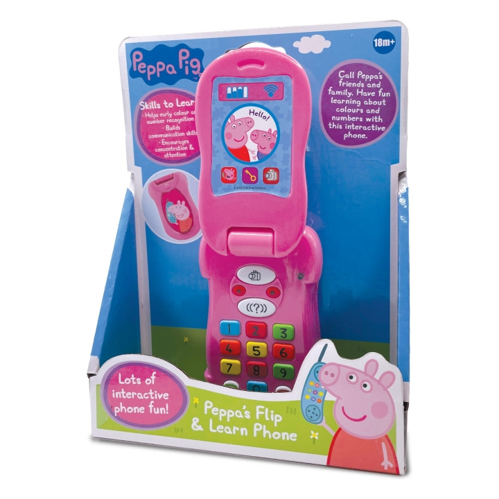 Peppa Pig Flip Phone (DK/SE/NO/FI) (PP064L) in the group TOYS, KIDS & BABY PRODUCTS / Toys / Play set at TP E-commerce Nordic AB (D19514)