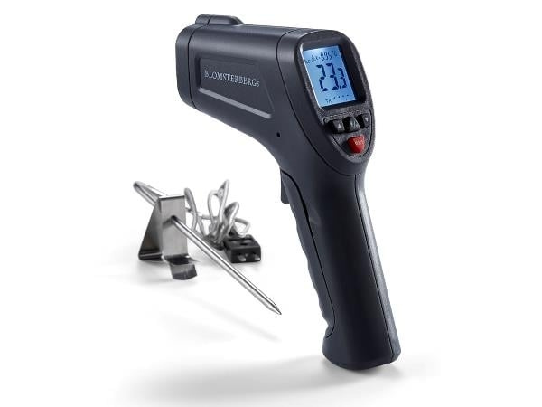 Mette Blomsterberg Blomsterbergs - Infrared thermometer - Grey (234750) in the group HOME, HOUSEHOLD & GARDEN / Kitchen utensils / Other kitchen tools at TP E-commerce Nordic AB (D19522)