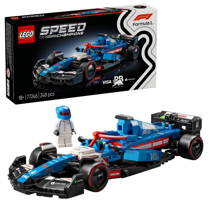 LEGO Speed Champions - Visa Cash App RB VCARB 01 F1® Race Car (77246) in the group TOYS, KIDS & BABY PRODUCTS / Toys / Building toys / Lego at TP E-commerce Nordic AB (D19530)