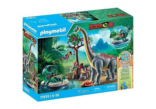 Playmobil Brachiosaurus with Hovercraft (71819) in the group TOYS, KIDS & BABY PRODUCTS / Toys / Play set at TP E-commerce Nordic AB (D19557)