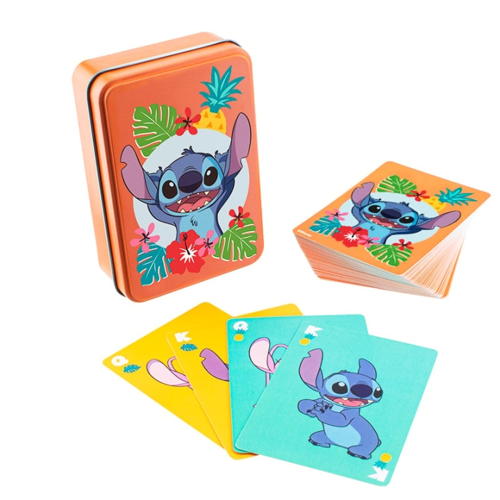 Stitch Playing Cards in a Tin in the group TOYS, KIDS & BABY PRODUCTS / Games / Card games at TP E-commerce Nordic AB (D19585)