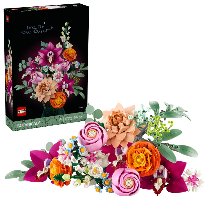 LEGO Botanicals - Pretty Pink Flower Bouquet (10342) in the group TOYS, KIDS & BABY PRODUCTS / Toys / Building toys / Lego at TP E-commerce Nordic AB (D19603)