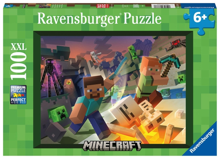 MINECRAFT Puzzle - Monster Minecraft (100 XXL Pieces) (PEG3333) in the group TOYS, KIDS & BABY PRODUCTS / Toys / Kids puzzle at TP E-commerce Nordic AB (D19608)