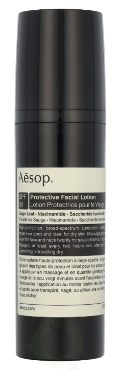 AESOP Protective Facial Lotion SPF50 50 ml in the group BEAUTY & HEALTH / Skin care / Face / Day cream at TP E-commerce Nordic AB (D19625)