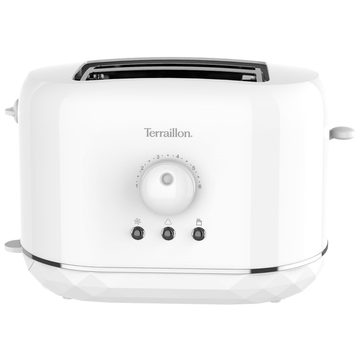 Terraillon Brödrost Diamond 2 Skivor vit in the group HOME, HOUSEHOLD & GARDEN / Household appliances / Toasters & Bread grills / Toasters at TP E-commerce Nordic AB (D19682)