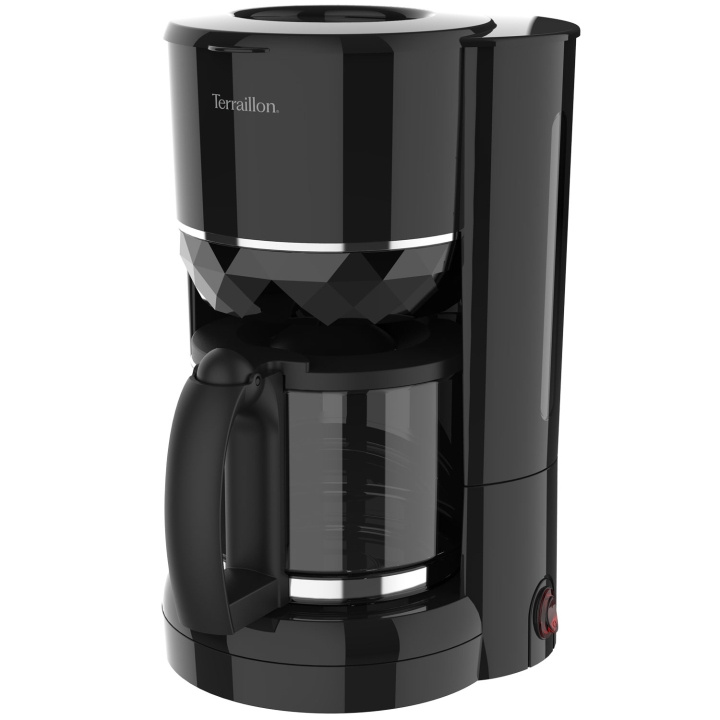 Terraillon Kaffebryggare Diamond 1,25L 980W Droppstopp svart in the group HOME, HOUSEHOLD & GARDEN / Household appliances / Coffee makers and accessories / Drip coffee makers at TP E-commerce Nordic AB (D19686)