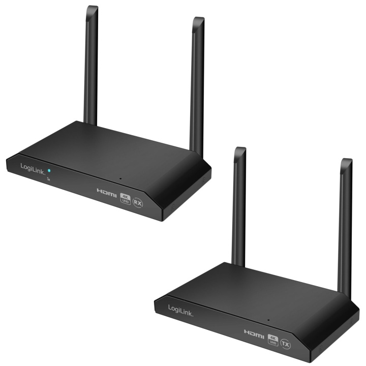 LogiLink Trådlös HDMI-överföring KVM 1till4 4K@60Hz in the group HOME, HOUSEHOLD & GARDEN / Smart home / Smart home systems at TP E-commerce Nordic AB (D19695)