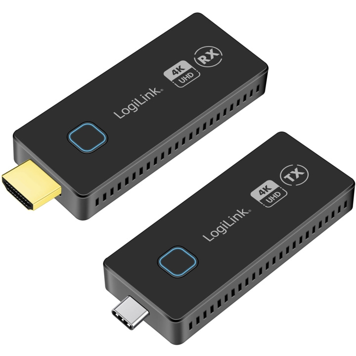 LogiLink Trådlös HDMI-överföring USB-C till HDMI-kit 1till1 4K@60Hz in the group HOME ELECTRONICS / Cables & Adapters / HDMI at TP E-commerce Nordic AB (D19697)