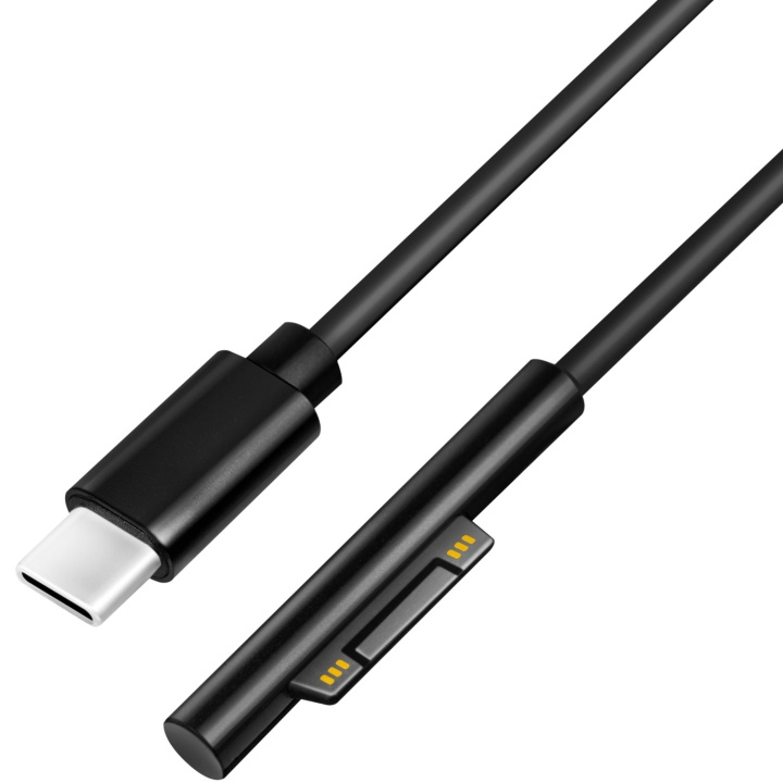 LogiLink USB-C Laddkabel Microsoft Surface 60W PD 1,8 m in the group COMPUTERS & PERIPHERALS / Computer cables / USB / USB-C at TP E-commerce Nordic AB (D19705)