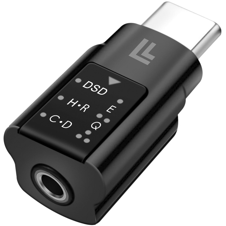 LogiLink USB-C 3,5mm-ljudadapter med DAC och EQ in the group HOME ELECTRONICS / Cables & Adapters / Audio Digital at TP E-commerce Nordic AB (D19711)