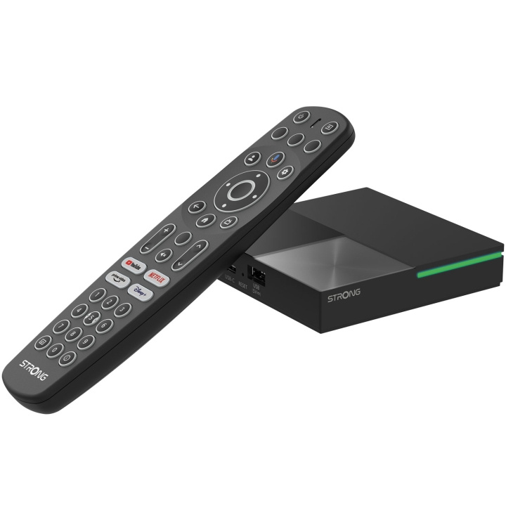 Strong TV-box 4K WiFi/LAN Google TV LEAP-S3PRO Svart in the group HOME ELECTRONICS / Audio & Picture / TV & Accessories / Smart-TV & Media Players at TP E-commerce Nordic AB (D19732)