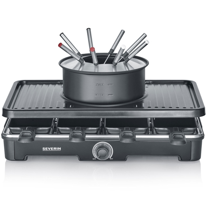 Severin Fondue/Raclette Kombinerad 8pannor 2in1 RG 2347 in the group HOME, HOUSEHOLD & GARDEN / Household appliances / Fondue at TP E-commerce Nordic AB (D19752)