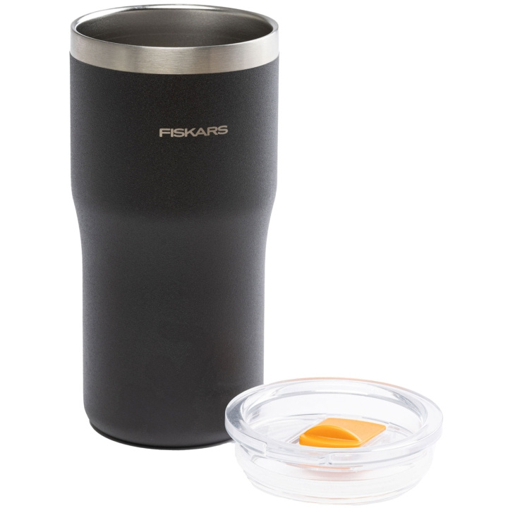 Fiskars Termosmugg svart 0,5 liter On-the-go mug in the group Sport, leisure & Hobby / Outdoor recreation / Thermoses & Water Bottles at TP E-commerce Nordic AB (D19758)