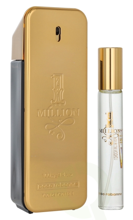 Paco Rabanne 1 Million Giftset 120 ml Edt Spray 100ml/Edt Travel Spray 20ml in the group BEAUTY & HEALTH / Fragrance & Perfume / Perfumes at TP E-commerce Nordic AB (D19832)