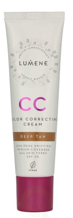 Lumene CC Color Correcting Cream SPF20 30 ml #5 Deep Tan in the group BEAUTY & HEALTH / Skin care / Face / Day cream at TP E-commerce Nordic AB (D19863)