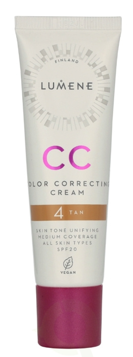 Lumene CC Color Correcting Cream SPF20 30 ml #4 Tan in the group BEAUTY & HEALTH / Skin care / Face / Day cream at TP E-commerce Nordic AB (D19864)