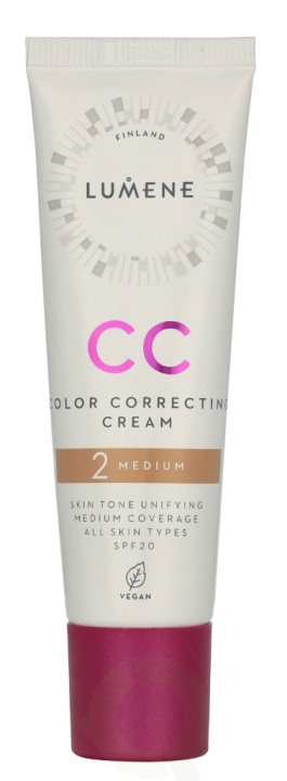 Lumene CC Color Correcting Cream SPF20 30 ml #2 Medium in the group BEAUTY & HEALTH / Skin care / Face / Day cream at TP E-commerce Nordic AB (D19865)
