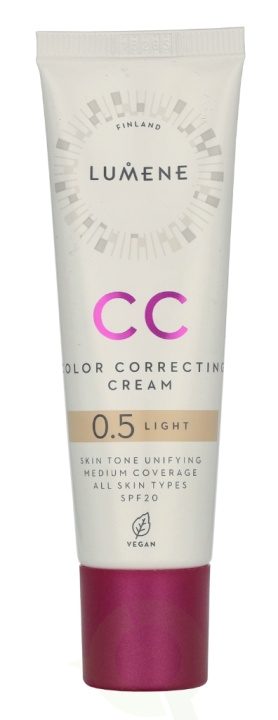 Lumene CC Color Correcting Cream SPF20 30 ml #0,5 Light in the group BEAUTY & HEALTH / Skin care / Face / Day cream at TP E-commerce Nordic AB (D19866)