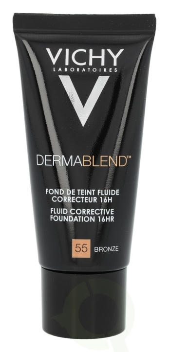 Vichy Dermablend Corrective Foundation 16Hr SPF35 30 ml #55 Bronze / All Skin Types in the group BEAUTY & HEALTH / Makeup / Facial makeup / Foundation at TP E-commerce Nordic AB (D19899)