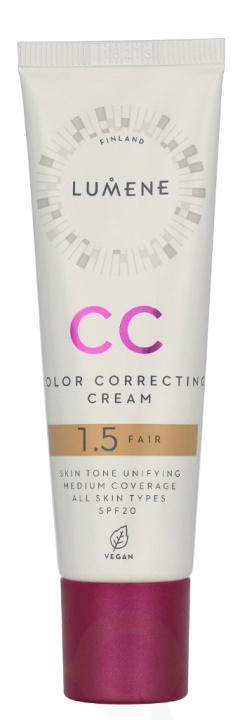 Lumene CC Color Correcting Cream SPF20 30 ml #1,5 Fair in the group BEAUTY & HEALTH / Skin care / Face / Day cream at TP E-commerce Nordic AB (D19913)