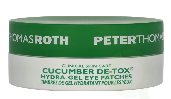 P.T. Roth Cucumber De-Tox Hydra-Gel Eye Patches 45 g 15 Pairs (30 patches) + Spatula in the group BEAUTY & HEALTH / Makeup / Eyes & Eyebrows / Eyebrow gel at TP E-commerce Nordic AB (D19920)