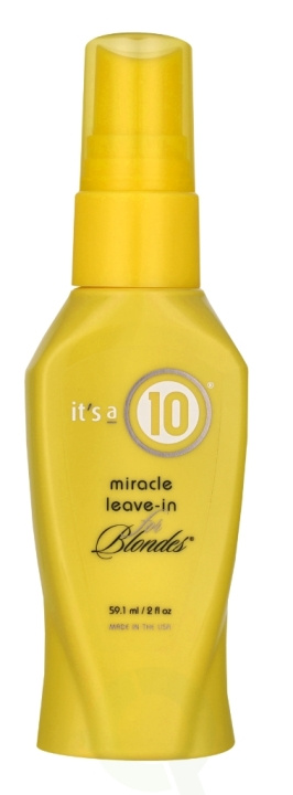 It\'s a 10 Miracle Leave-In For Blondes 59.1 ml in the group BEAUTY & HEALTH / Hair & Styling / Hair care / Hair Mask at TP E-commerce Nordic AB (D19942)