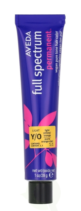 Aveda Full Spectrum Permanent Vegan Pure Tone Hair Color 28 g Light Yellow Orange in the group BEAUTY & HEALTH / Hair & Styling / Hair care / Hair Dye / Hair Dye & Color bombs at TP E-commerce Nordic AB (D19960)