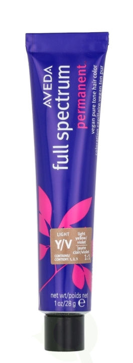 Aveda Full Spectrum Permanent Vegan Pure Tone Hair Color 28 g Light Yellow Violet in the group BEAUTY & HEALTH / Hair & Styling / Hair care / Hair Dye / Hair Dye & Color bombs at TP E-commerce Nordic AB (D19961)