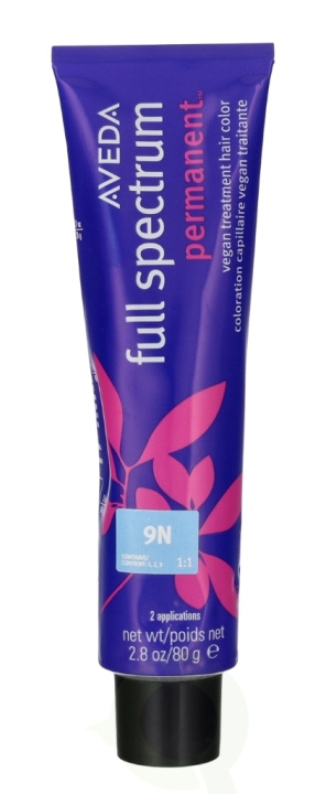 Aveda Full Spectrum Permanent Vegan Pure Tone Hair Color 80 g 9N in the group BEAUTY & HEALTH / Hair & Styling / Hair care / Hair Dye / Hair Dye & Color bombs at TP E-commerce Nordic AB (D19968)