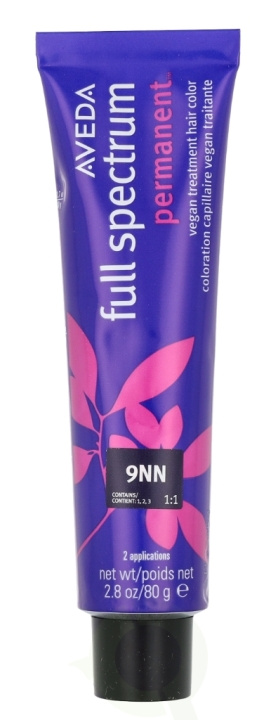 Aveda Full Spectrum Permanent Vegan Pure Tone Hair Color 80 g 9NN in the group BEAUTY & HEALTH / Hair & Styling / Hair care / Hair Dye / Hair Dye & Color bombs at TP E-commerce Nordic AB (D19975)
