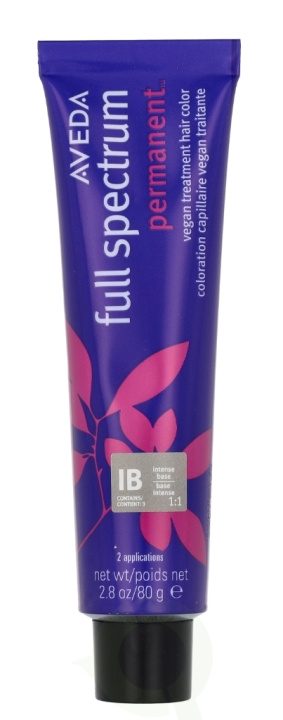 Aveda Full Spectrum Permanent Vegan Pure Tone Hair Color 80 g Intense Base in the group BEAUTY & HEALTH / Hair & Styling / Hair care / Hair Dye / Hair Dye & Color bombs at TP E-commerce Nordic AB (D19977)