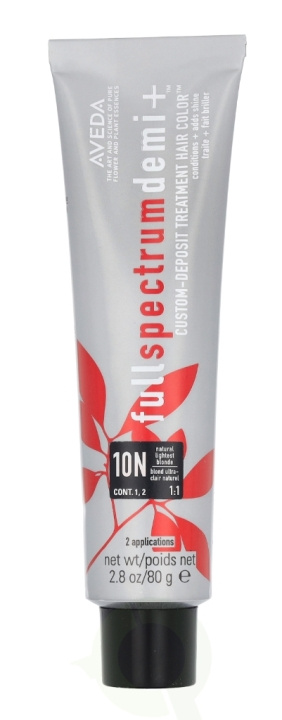 Aveda Full Spectrum Demi+ Custom-Deposit Hair Color 80 g 10N Lightest Blonde in the group BEAUTY & HEALTH / Hair & Styling / Hair care / Hair Dye / Hair Dye & Color bombs at TP E-commerce Nordic AB (D19986)