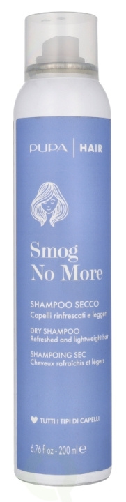 Pupa Milano Pupa Smog No More Dry Shampoo 200 ml in the group BEAUTY & HEALTH / Hair & Styling / Hair care / Dry schampoo at TP E-commerce Nordic AB (D20084)