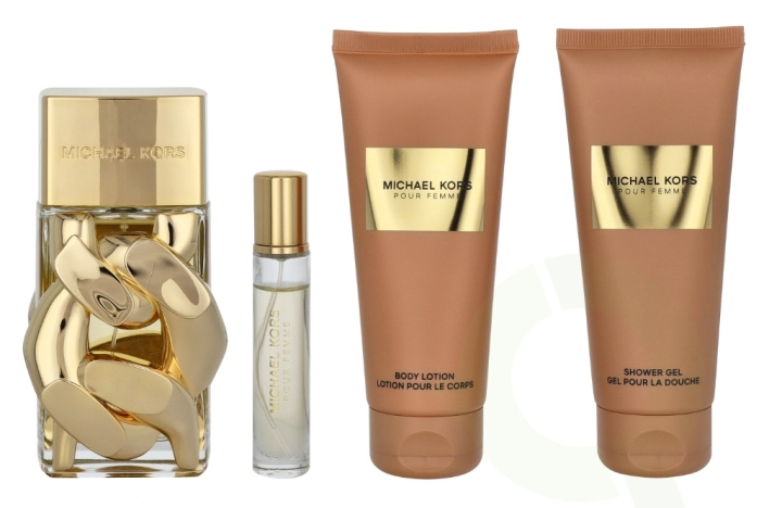 Michael Kors Pour Femme Giftset 310 ml Edp Spray 100ml/Shower Gel 100ml/Body Lotion 100ml/Edp Spray 10ml in the group BEAUTY & HEALTH / Gift sets / Gift sets for her at TP E-commerce Nordic AB (D20135)