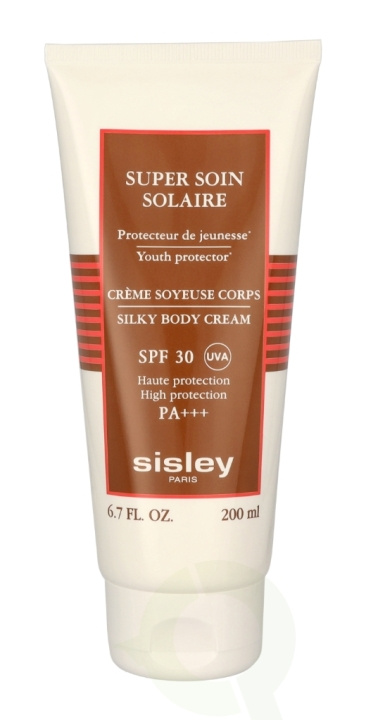 Sisley Super Soin Solaire Silky Body Cream SPF30 PA+++ 200 ml in the group BEAUTY & HEALTH / Skin care / Tanning / Sunscreen at TP E-commerce Nordic AB (D20202)