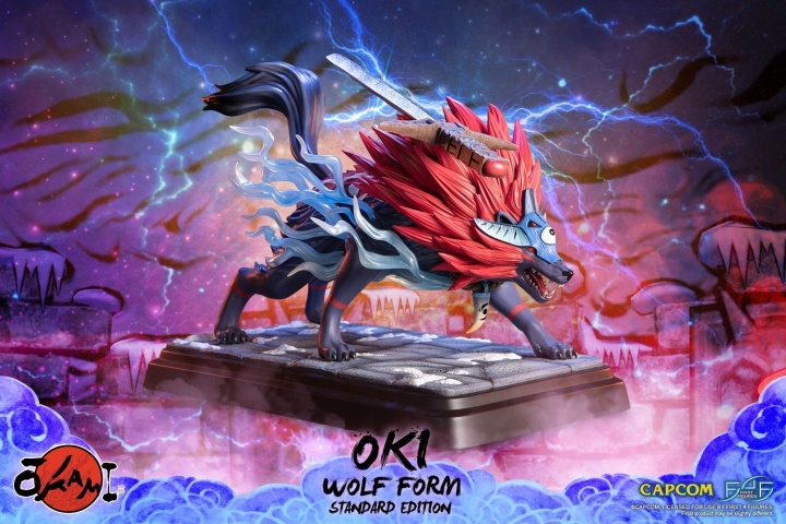 First4Figures Okami (Oki Wolf Form) RESIN Statue in the group Sport, leisure & Hobby / Fun stuff / Collector\'s items at TP E-commerce Nordic AB (D20219)