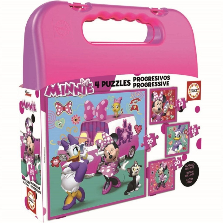 Educa Puzzle - 12-16-20-25 Minnie Happy Helpers (80-17638) in the group TOYS, KIDS & BABY PRODUCTS / Toys / Kids puzzle at TP E-commerce Nordic AB (D20247)